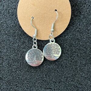 Silver Tree of Life Earrings